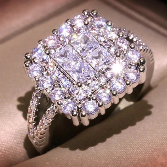 Sterling Silver Princess Ring - Picture 3 of 5